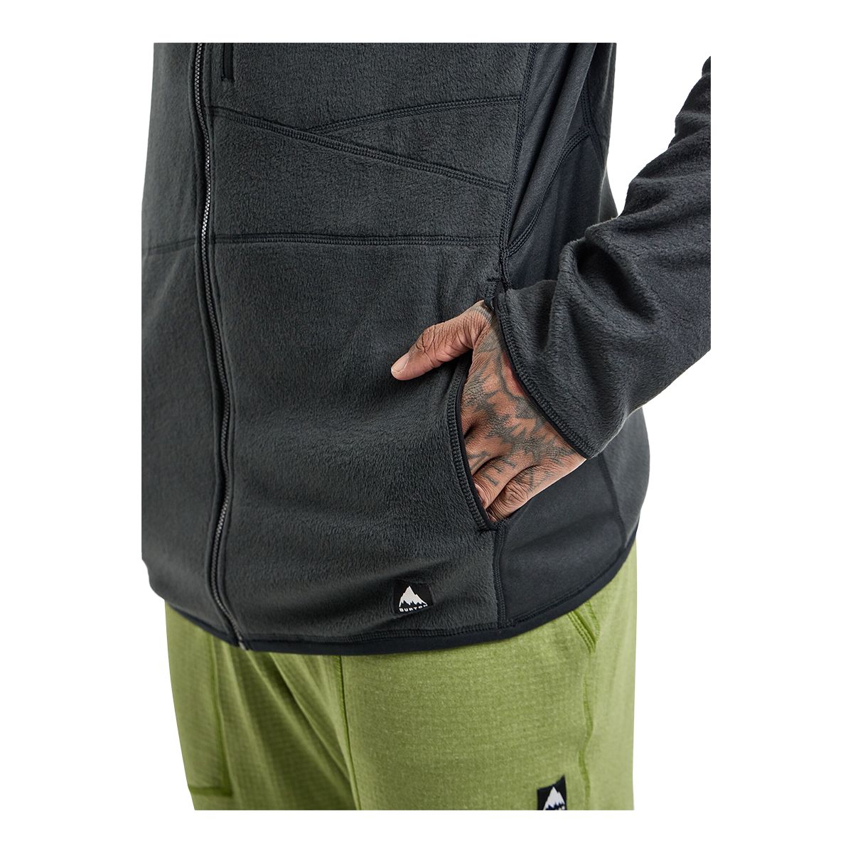 Burton Men's Stockrun Warmest Full Zip Hoodie