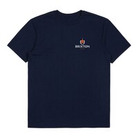 Brixton Men's Camp Alpha T Shirt Front_Flat
