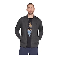 Skechers Men's Goknit Ultra Jacket Front_Flat