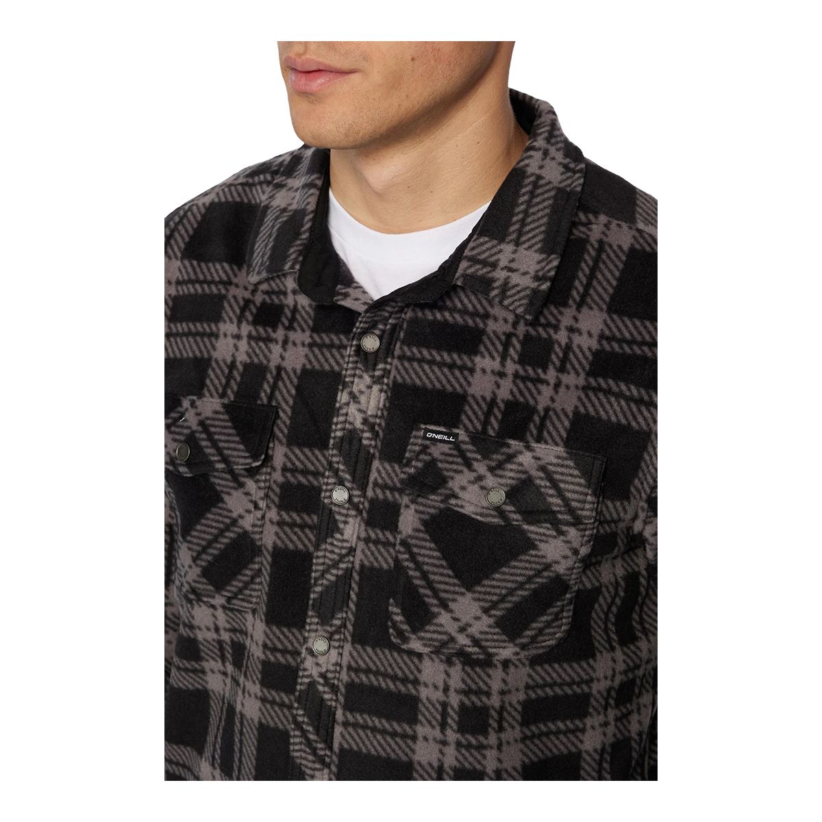 O'Neill Men's Glacier Plaid Long Sleeve Shirt