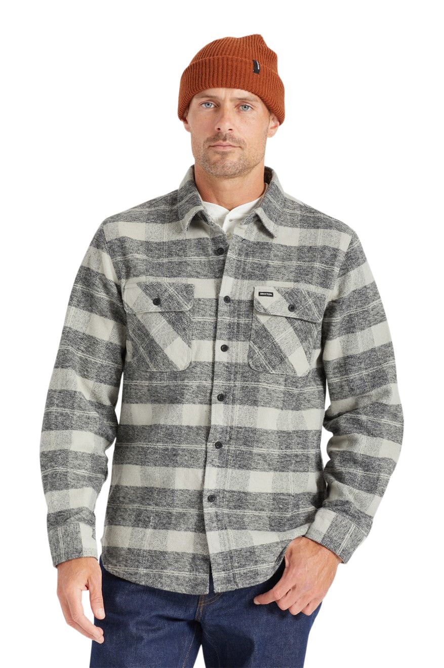 Brixton Men's Bowery Heavyweight Flannel Long Sleeve Shirt