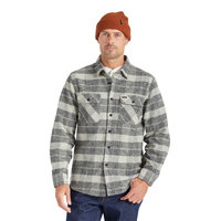 Brixton Men's Bowery Heavyweight Flannel Long Sleeve Shirt Front_Flat