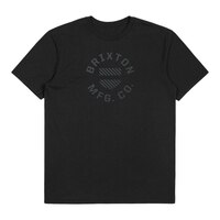 Brixton Men's Crest Shield T Shirt Front_Flat