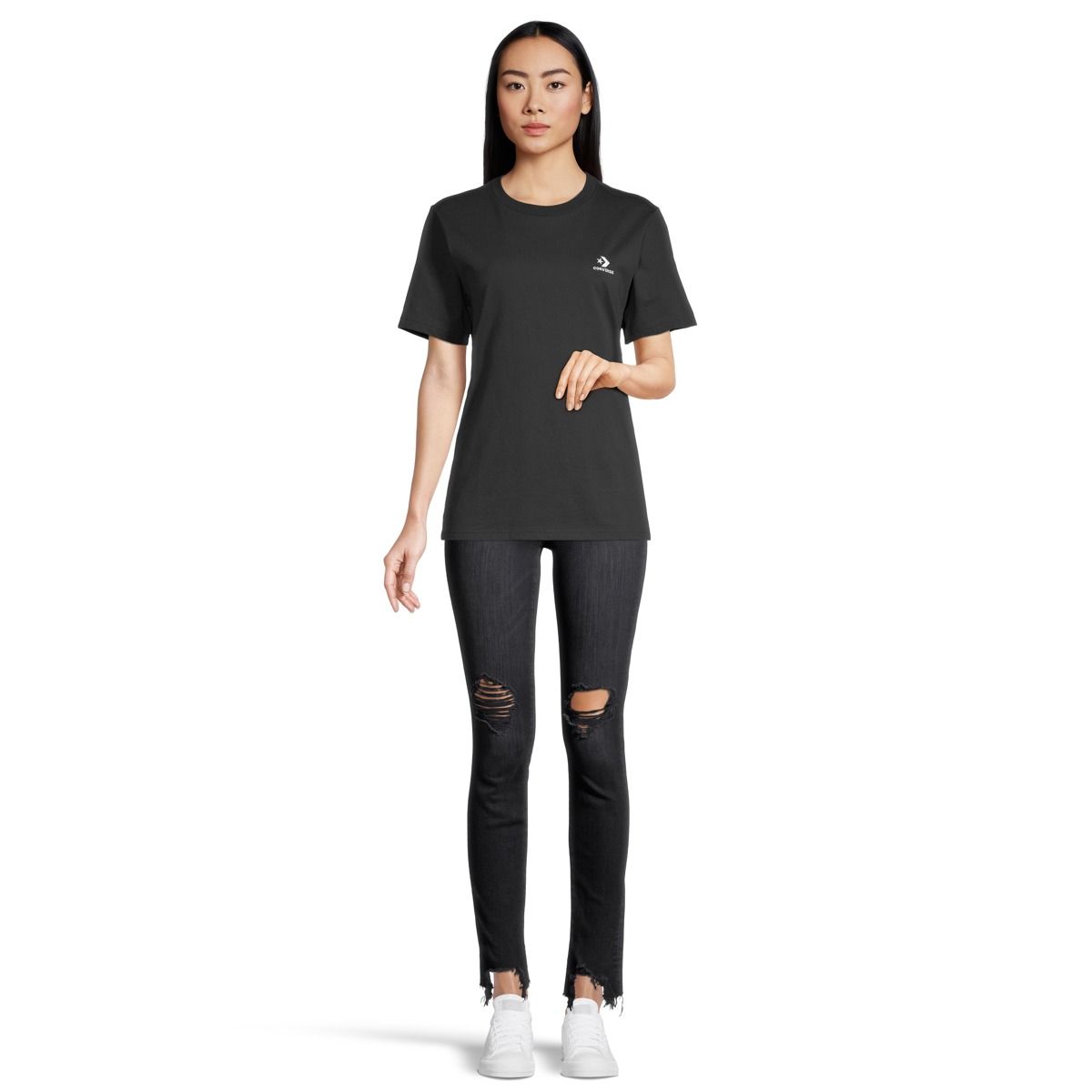 Converse Men's UNI Embroidered Star Chevron T Shirt