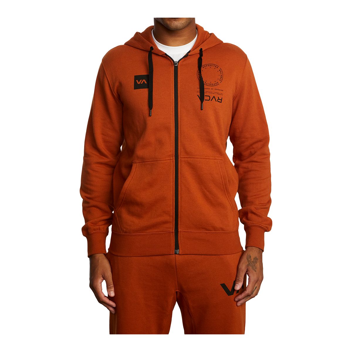 RVCA Sport Men's VA Mark Full Zip Hoodie