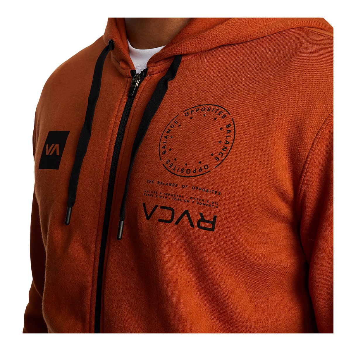 RVCA Sport Men's VA Mark Full Zip Hoodie