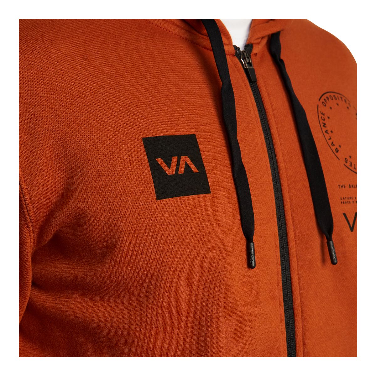 RVCA Sport Men's VA Mark Full Zip Hoodie