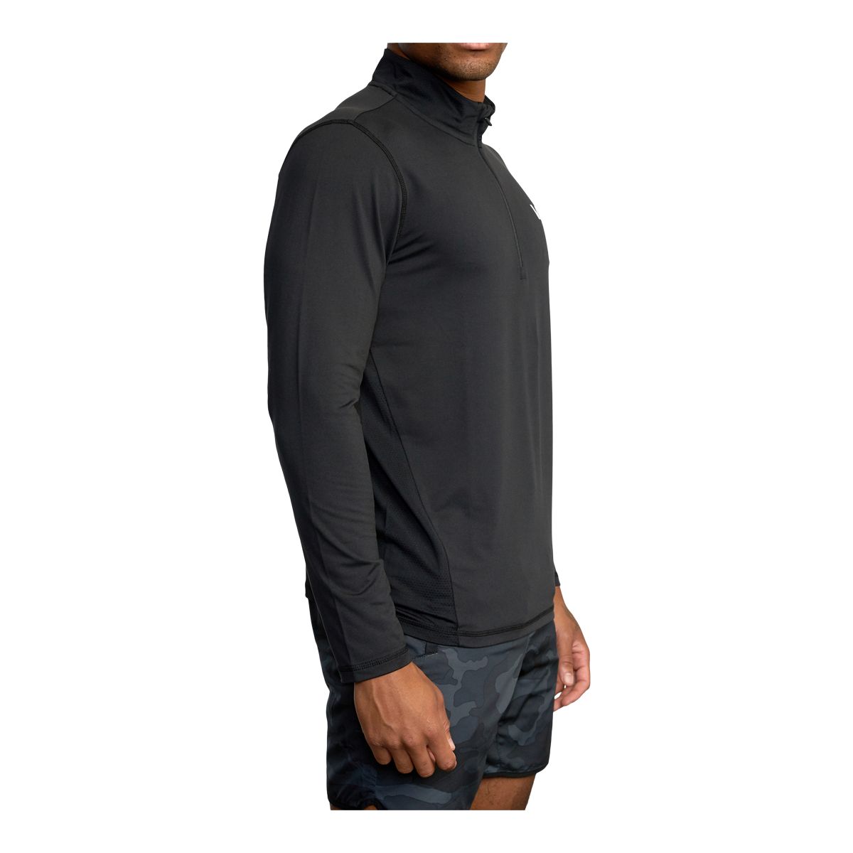 RVCA Sport Men's Sport Vent 1/2 Zip Long Sleeve Top