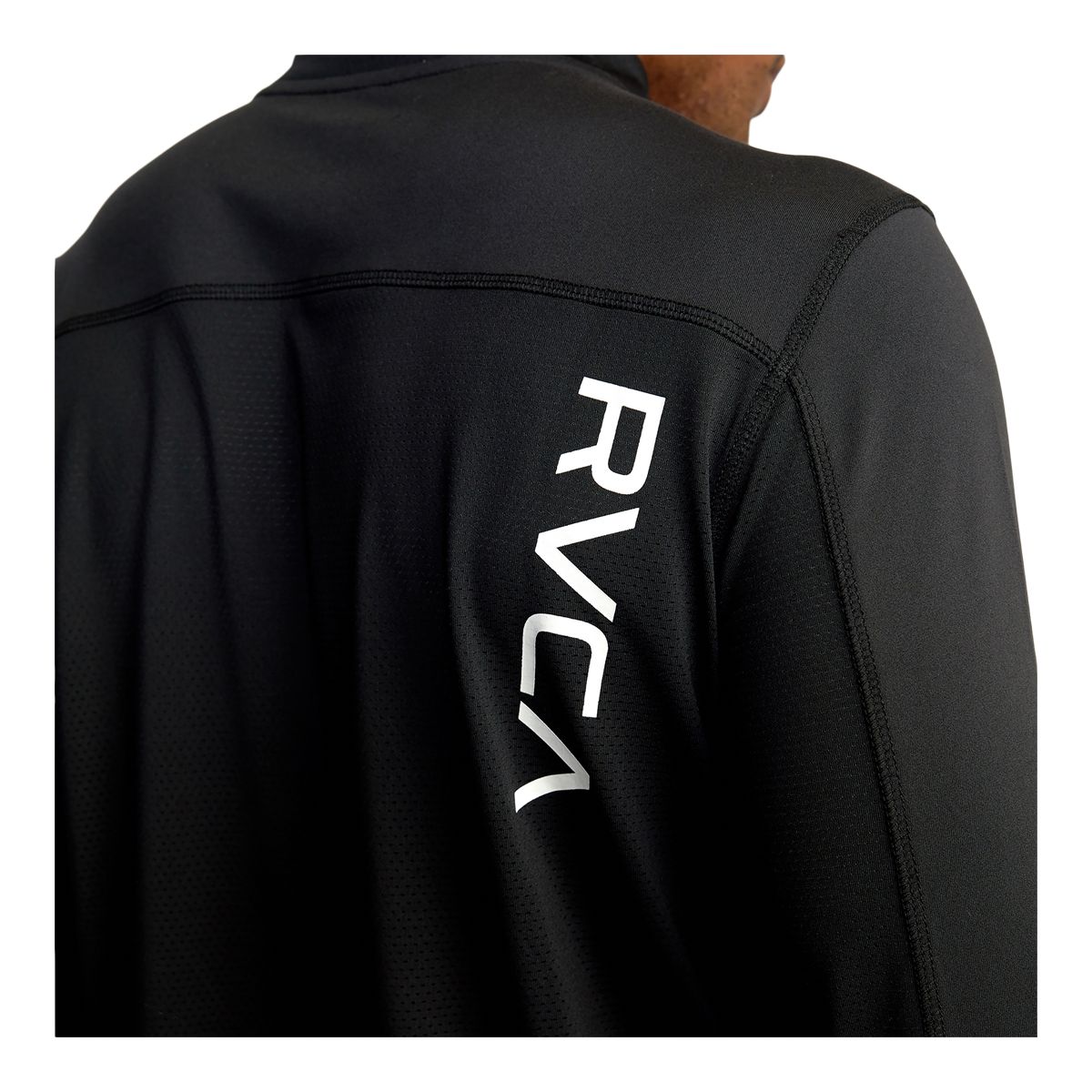 RVCA Sport Men's Sport Vent 1/2 Zip Long Sleeve Top