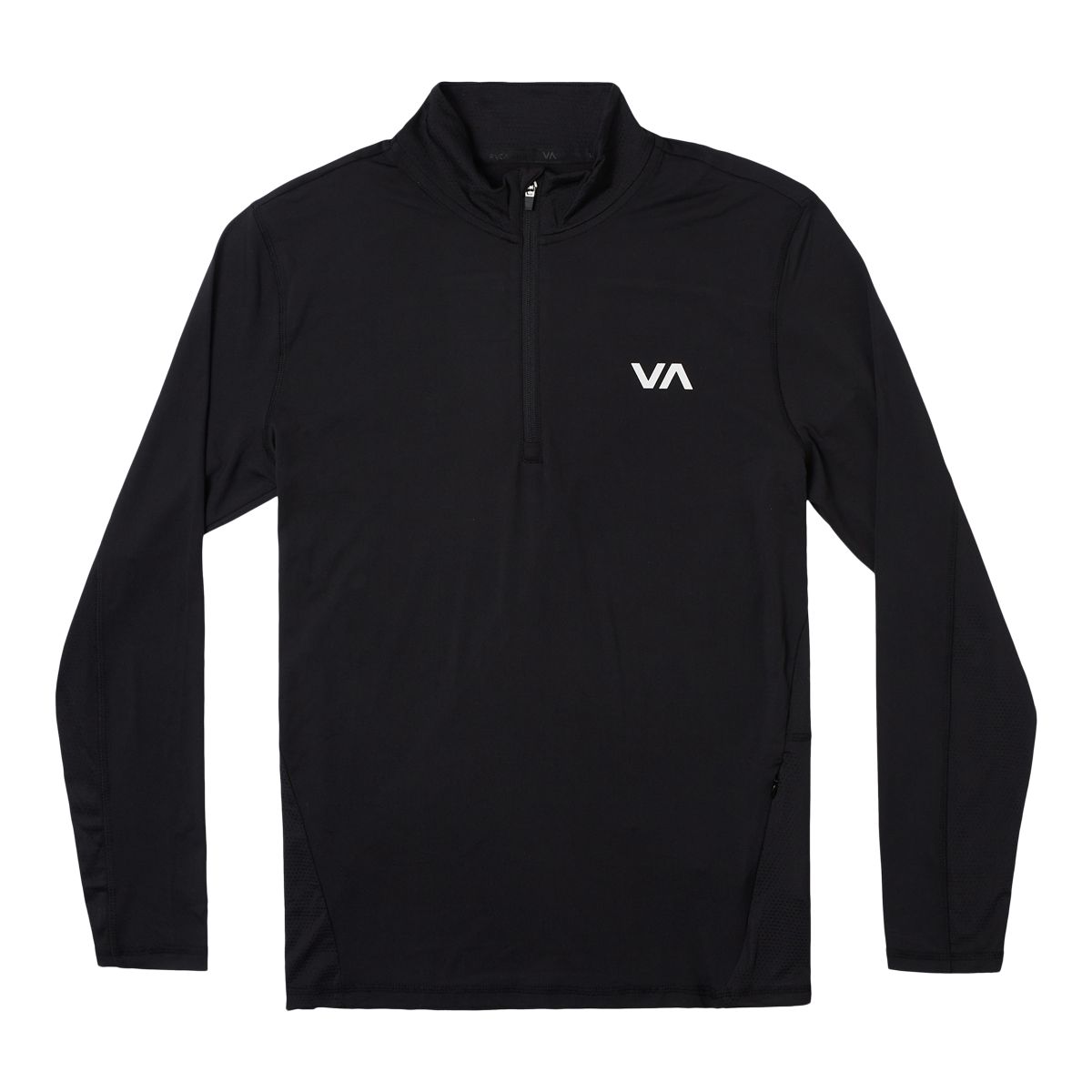 Rvca Sport Men's Vent 1/2 Zip Long Sleeve Top