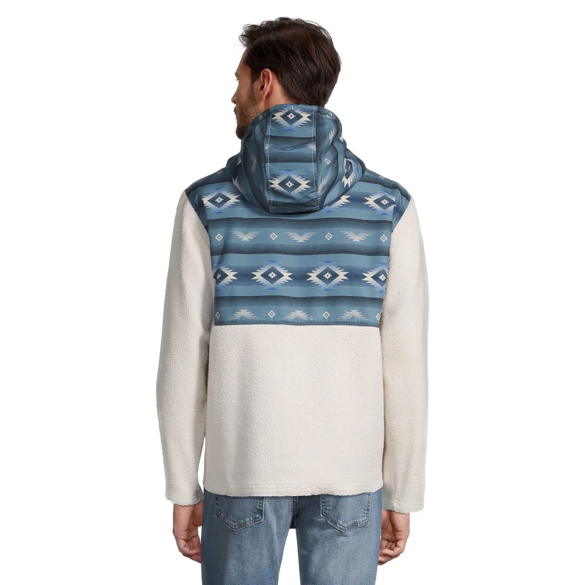 Hurley Men's Evergreen Burrrito Anorak Half Zip Hoodie