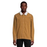 Hurley Men's Bixby Cord Sherpa Lined Jacket Front_Flat