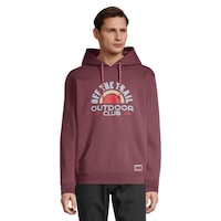 Vans Men's Outdoor Club Pullover Hoodie Front_Flat