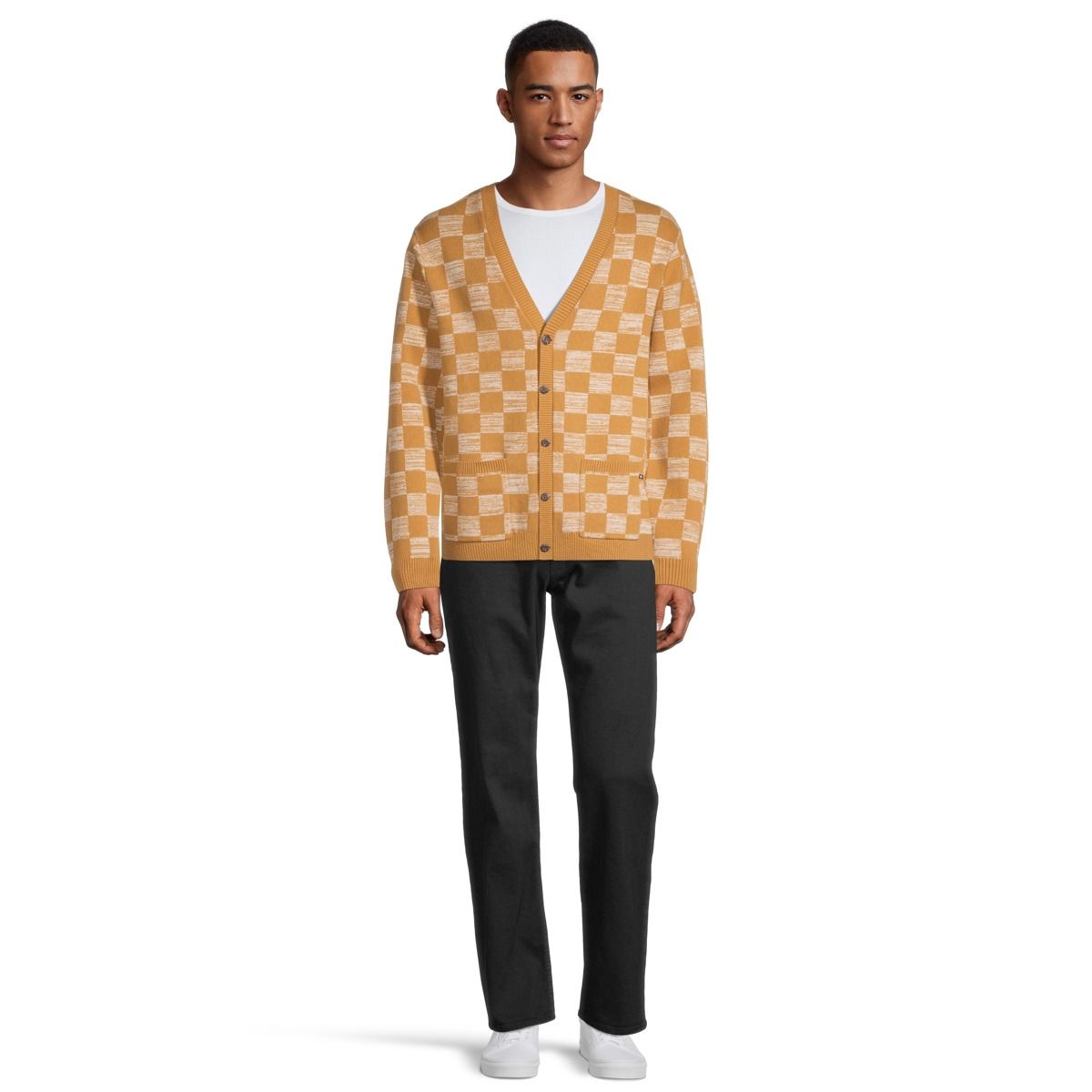 Vans Men's Checkerboard Jacquard Cardigan