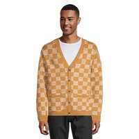 Vans Men's Checkerboard Jacquard Cardigan Front_Flat