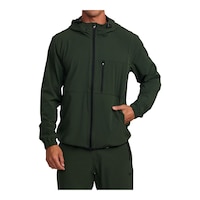 RVCA Sport Men's Yogger II Jacket Front_Flat
