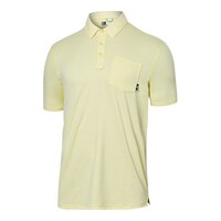 Saxx Men's UPF Droptemp Cooling Polo T Shirt Front_Three_Fourths_Angled_Left