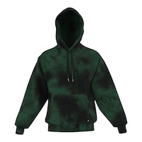 Vans Men's Dark Tie Dye Pullover Hoodie Front_Flat