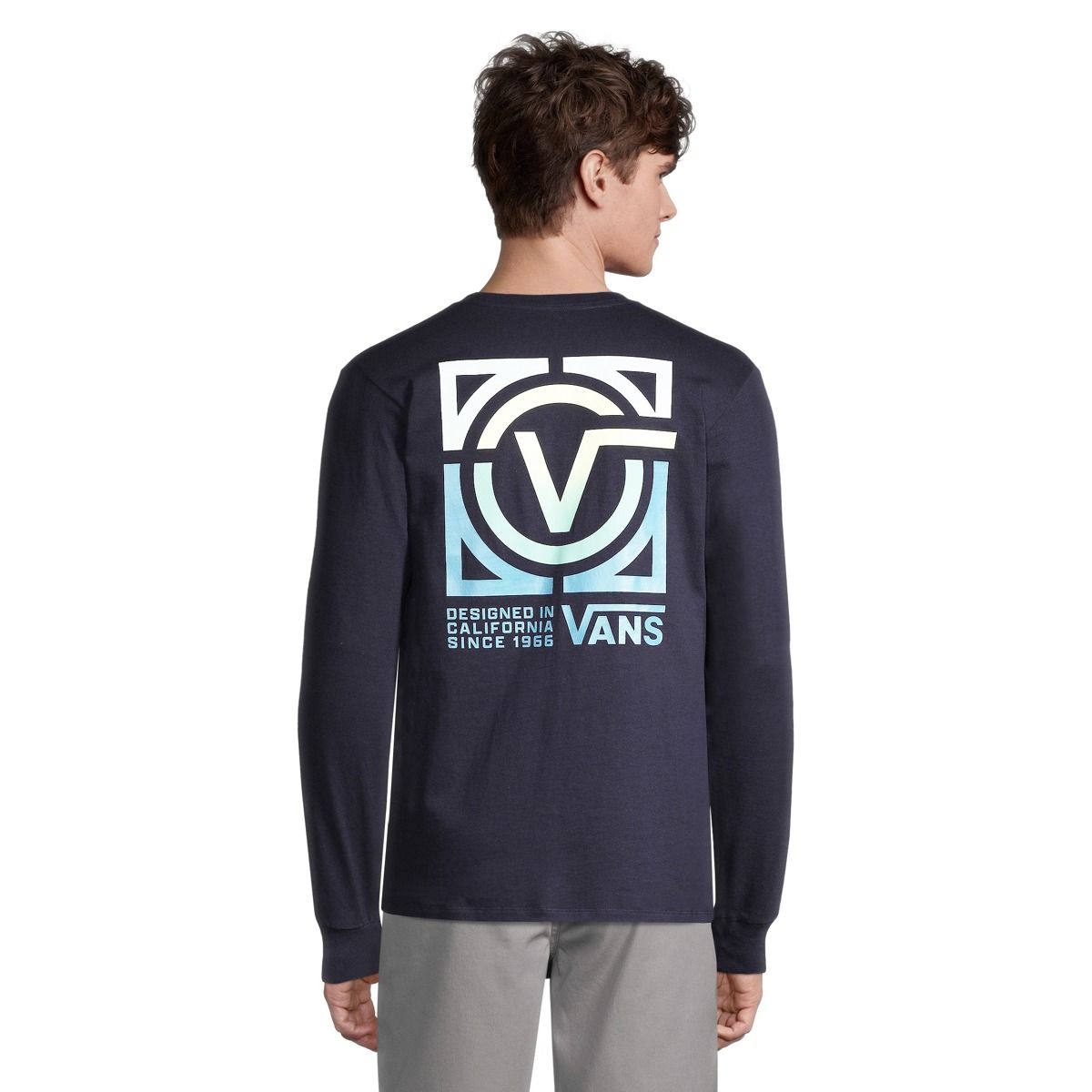 Vans Men's Veesta Long Sleeve Cotton T-Shirt