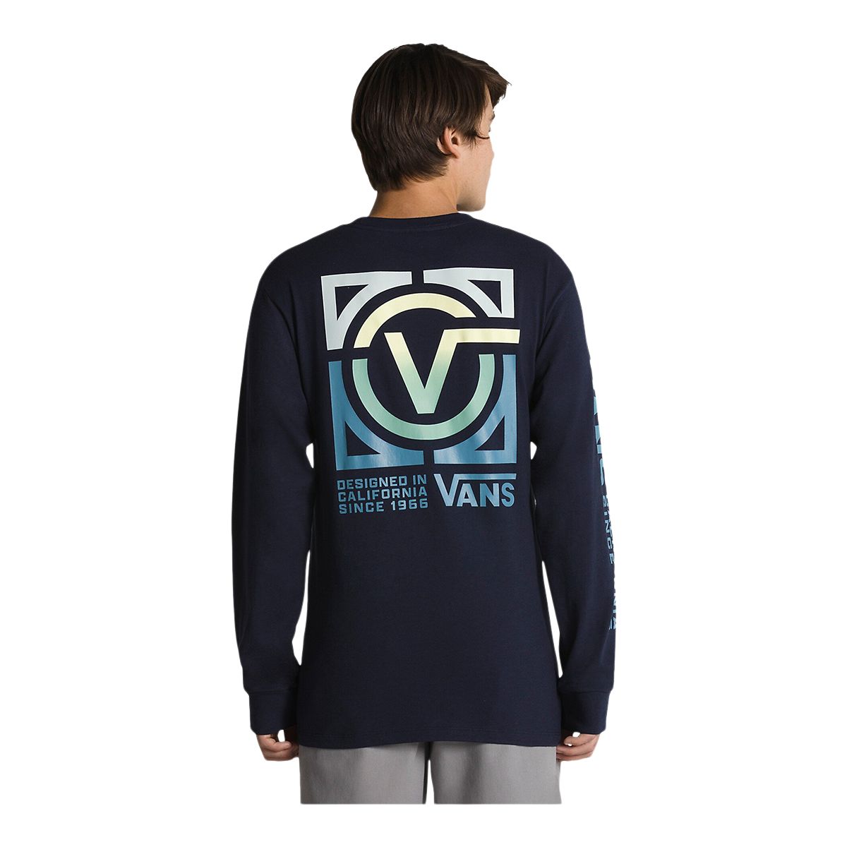 Vans Men's Veesta Long Sleeve Cotton T-Shirt