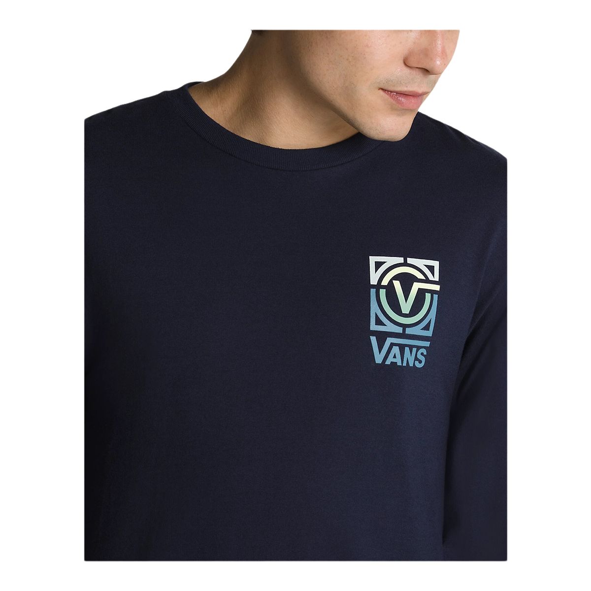 Vans Men's Veesta Long Sleeve Cotton T-Shirt