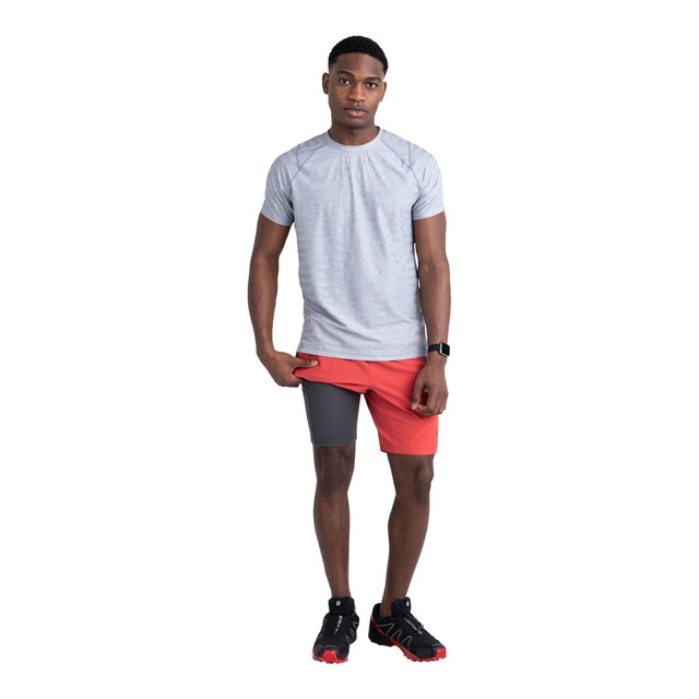 SAXX Underwear Co. Gainmaker 2N1 Short pour homme Graphite Taille XXL 17,8 cm