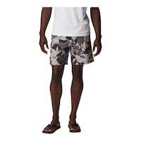 Columbia Men's Summertide Print Shorts Front_Flat