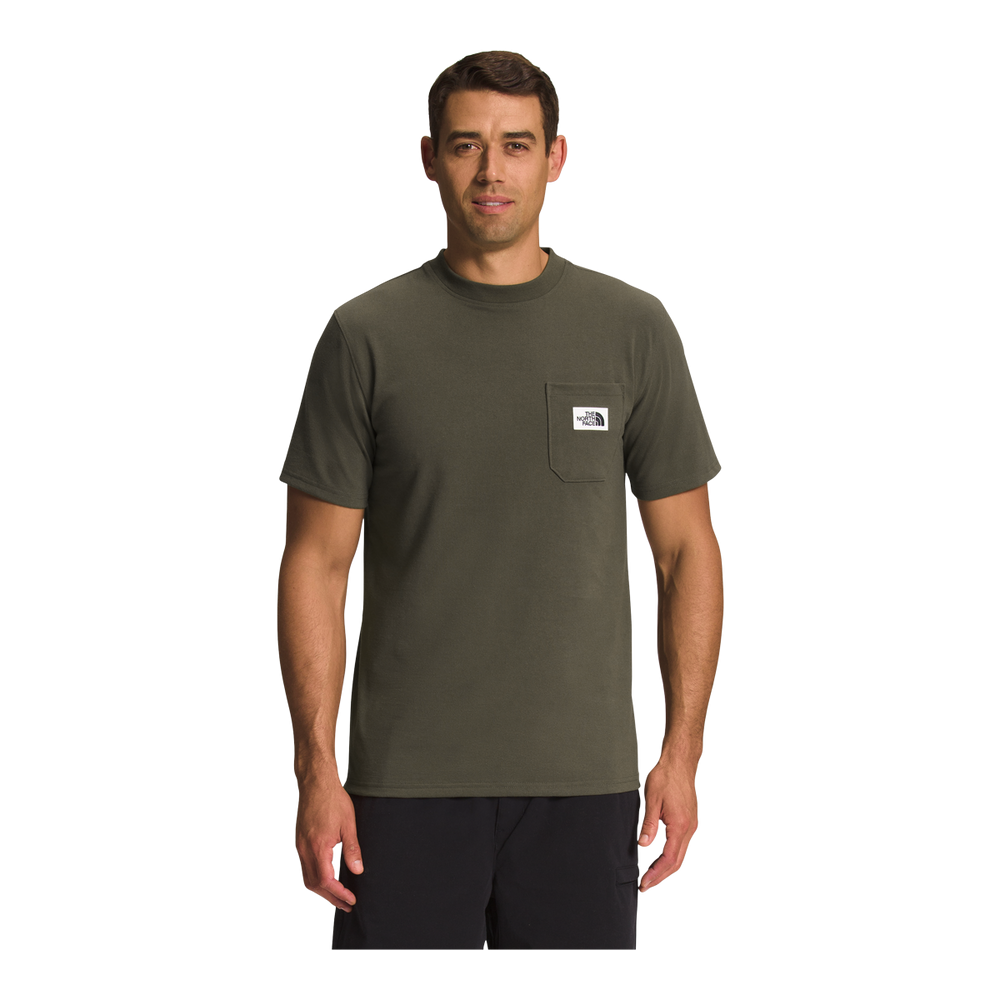 The North Face Men's Heritage Patch Pocket T Shirt Atmosphere