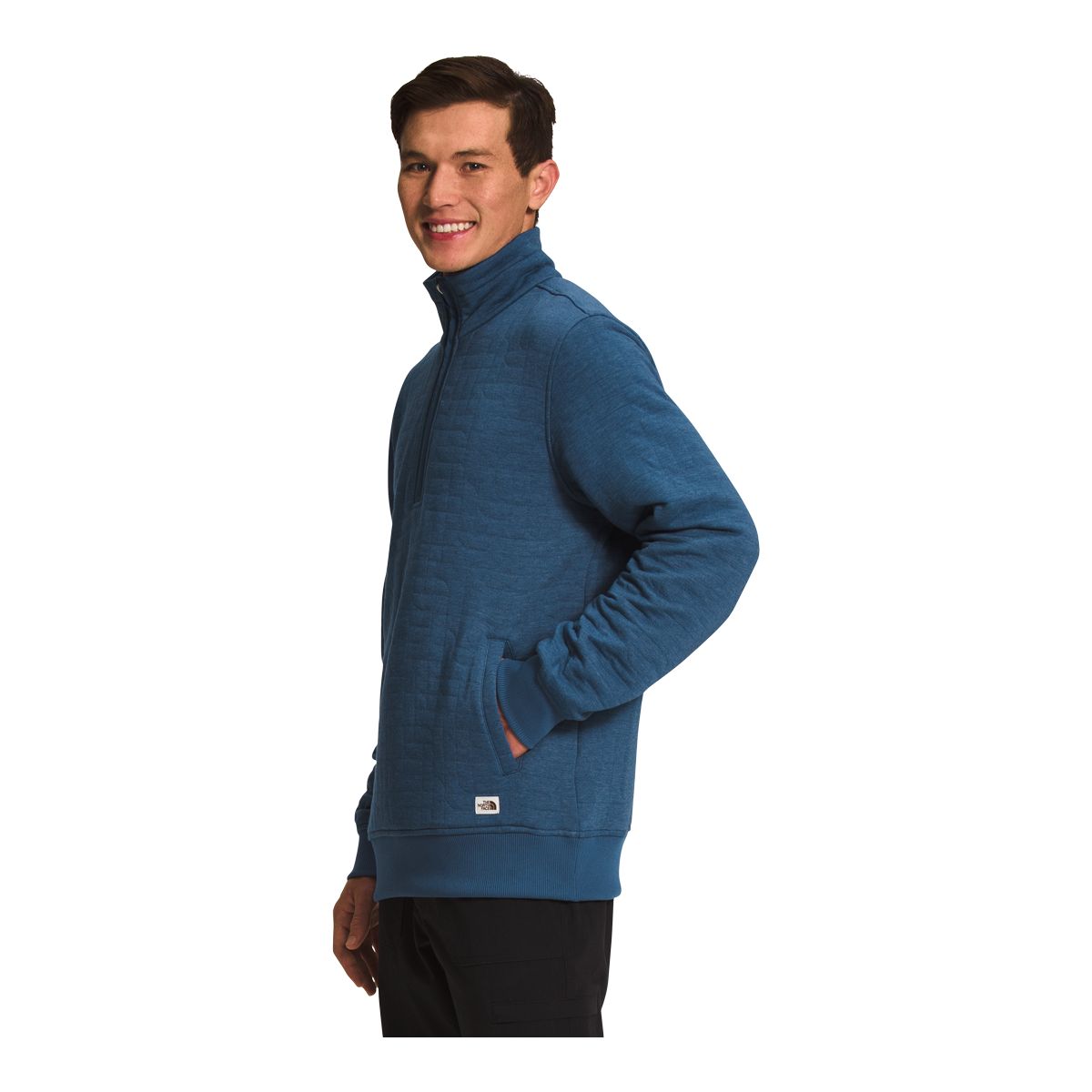 The North Face Men's Longs Peak Quilted 1/4 Zip Long Sleeve Top