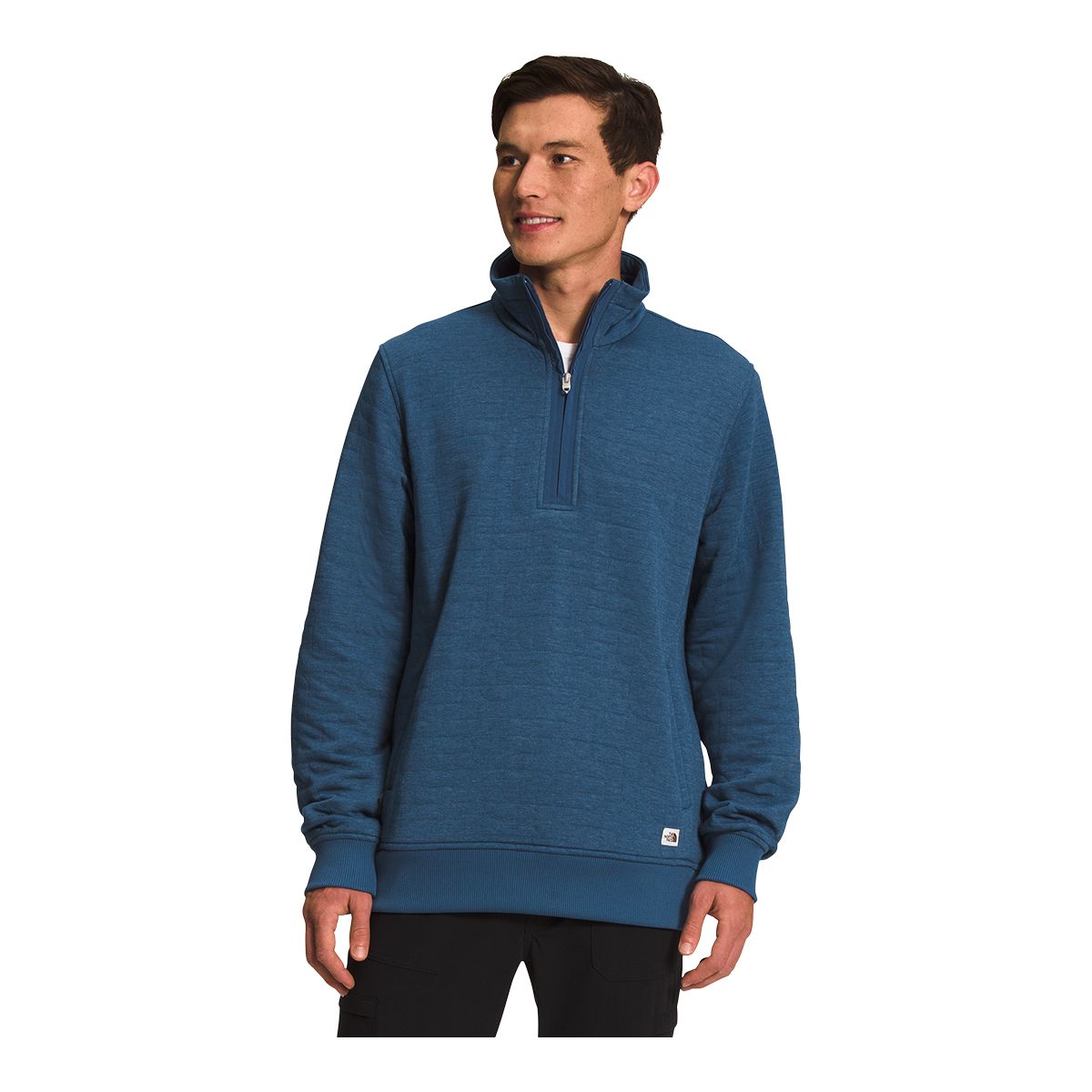 The North Face Men's Longs Peak Quilted 1/4 Zip Long Sleeve Top