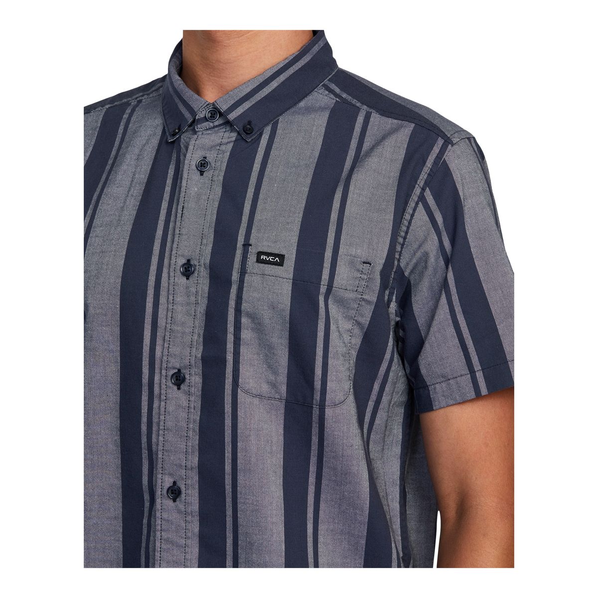 RVCA Men's That'll Do Stretch Stripe Shirt
