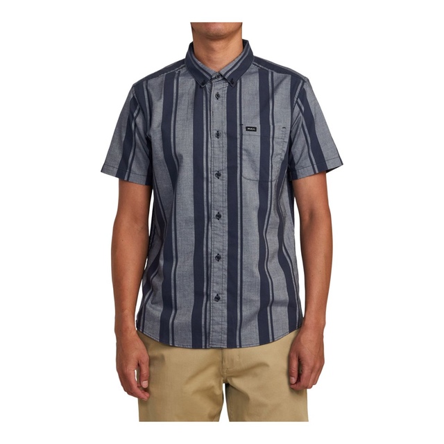 RVCA Men's That'll Do Stretch Stripe Shirt