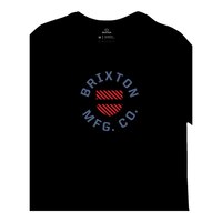 Brixton Men's Crest Shield T Shirt CloseUp
