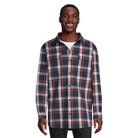 Ripzone Men's Morley Flannel Long Sleeve Shirt Front_Flat