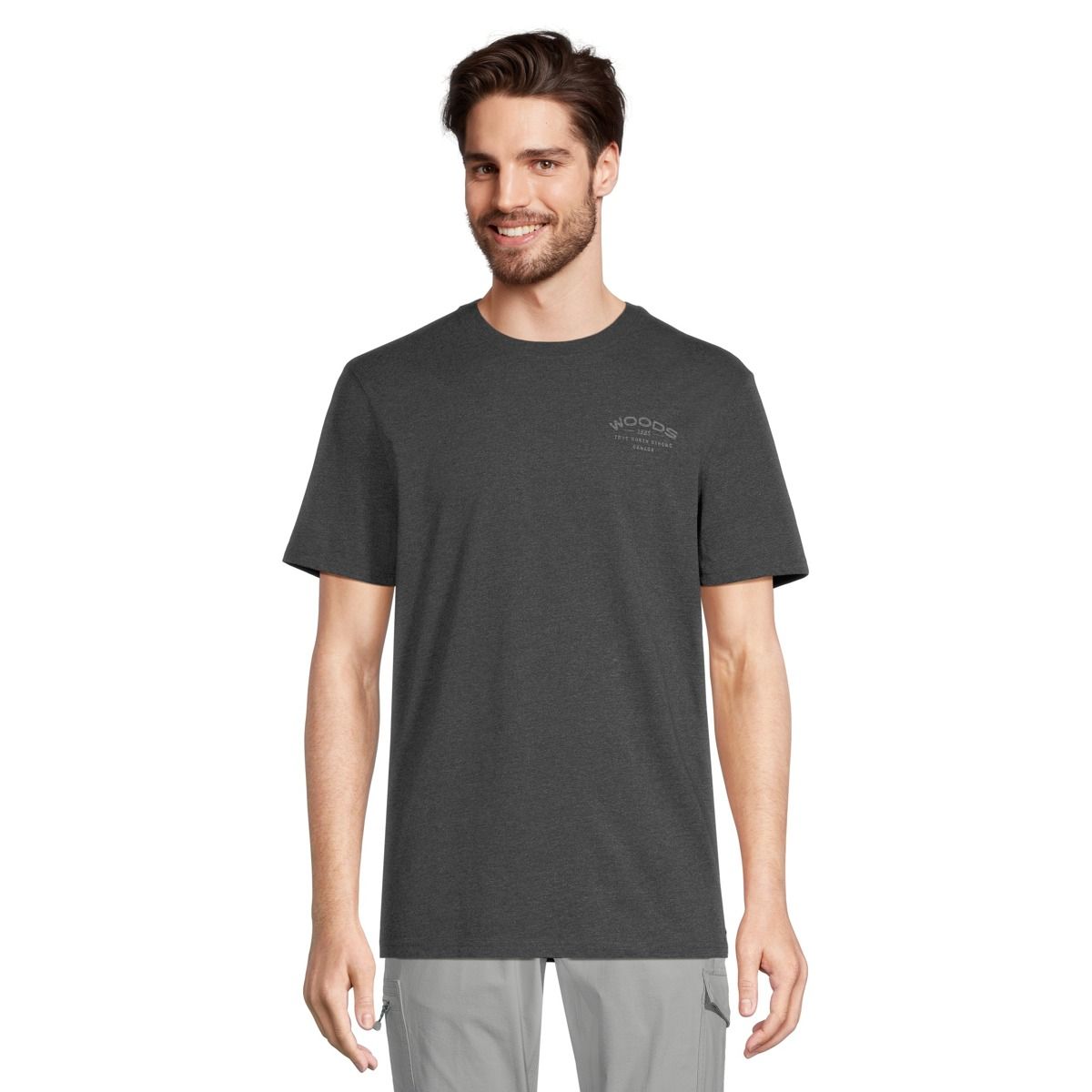 Woods Men's Cayley Logo 2 Relaxed Fit T Shirt