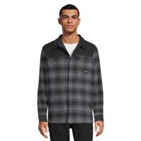 Woods Men's Foley Heritage Plaid Shacket Front_Flat