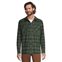 Woods™ Men's Murray II Plaid Shacket Front_Flat