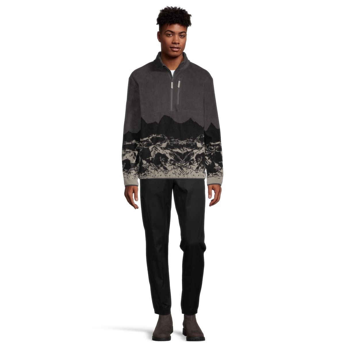 Woods Men's Blakiston II Mountain Quarter Zip Sweater