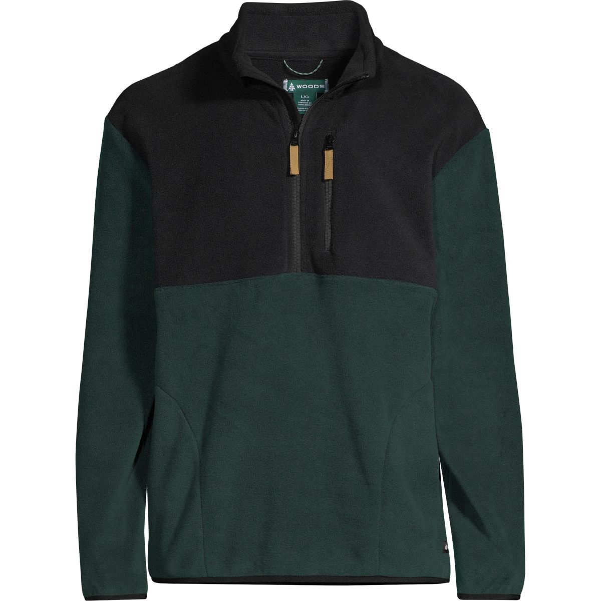 Woods Men's Blakiston II Colour Block 1/4 Zip Sweater | Atmosphere