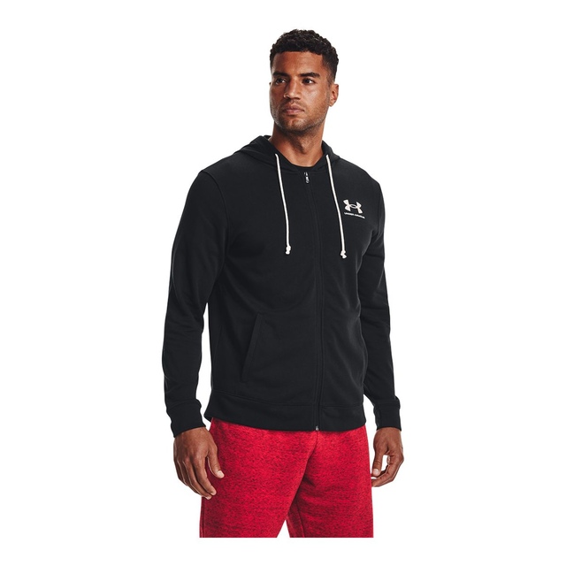 EA UA M RIVAL TERRY LC FZ BLACK