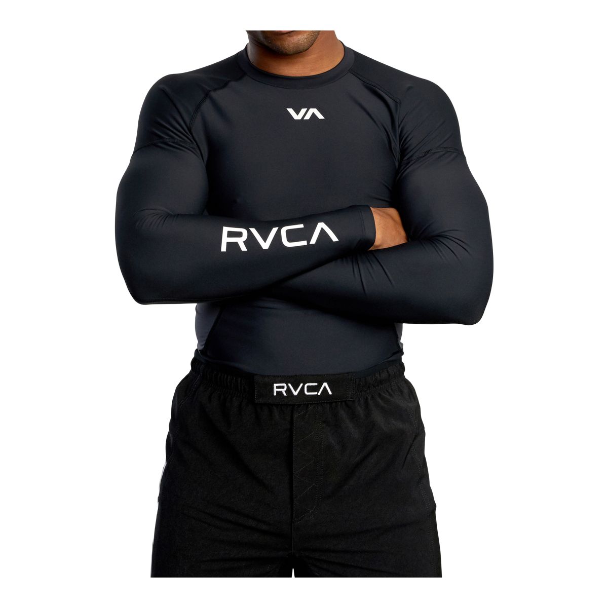 RVCA Sport Men's Compression Long Sleeve Shirt