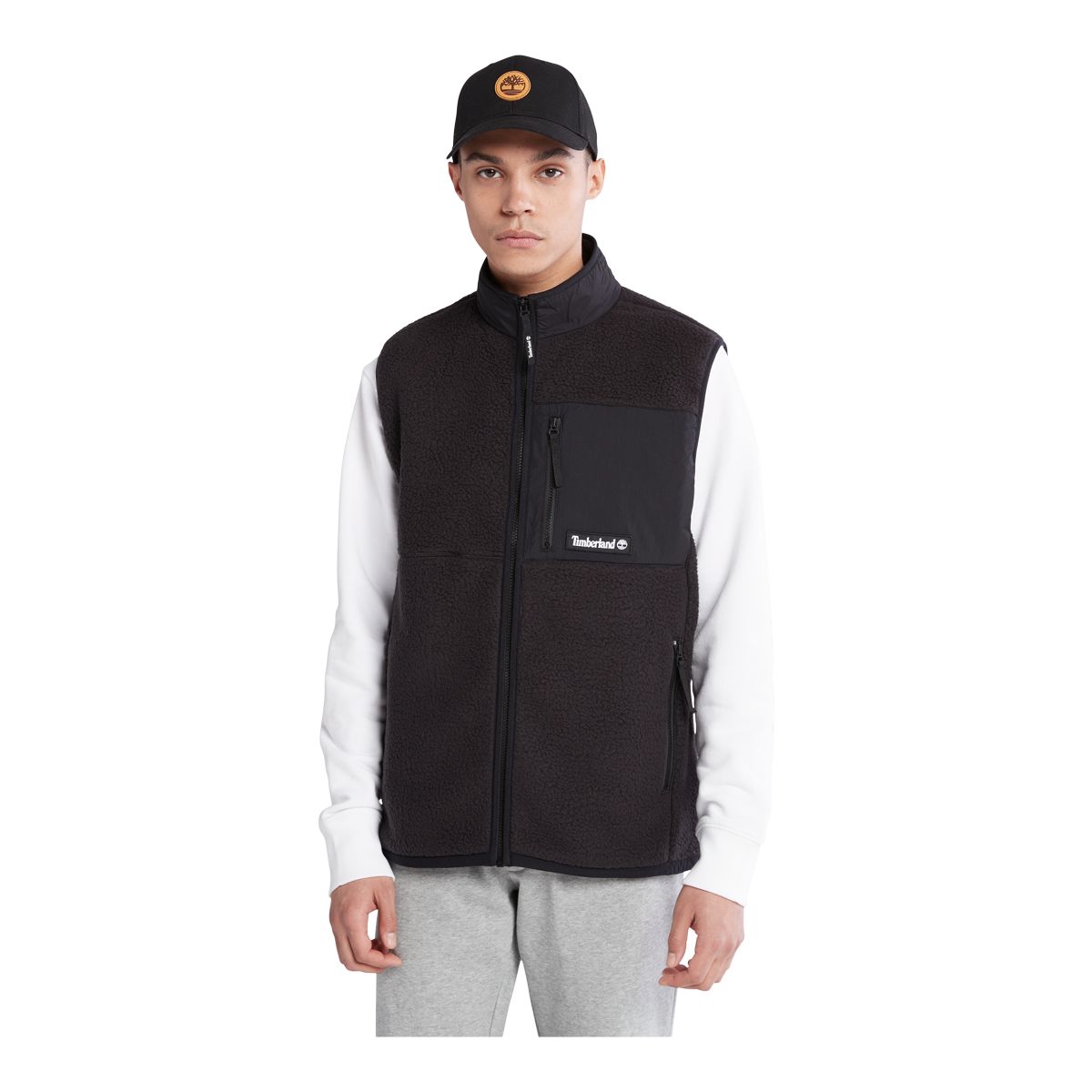 timberland vest fleece