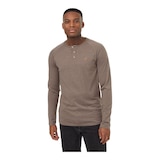 tentree Men's TreeBlend Classic Henley Top Front_Angled_Left