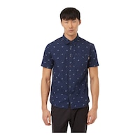 tentree Men's Bike Around T Shirt Front_Flat