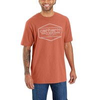 Carhartt Men's Heavyweight Graphic T Shirt Front_Flat