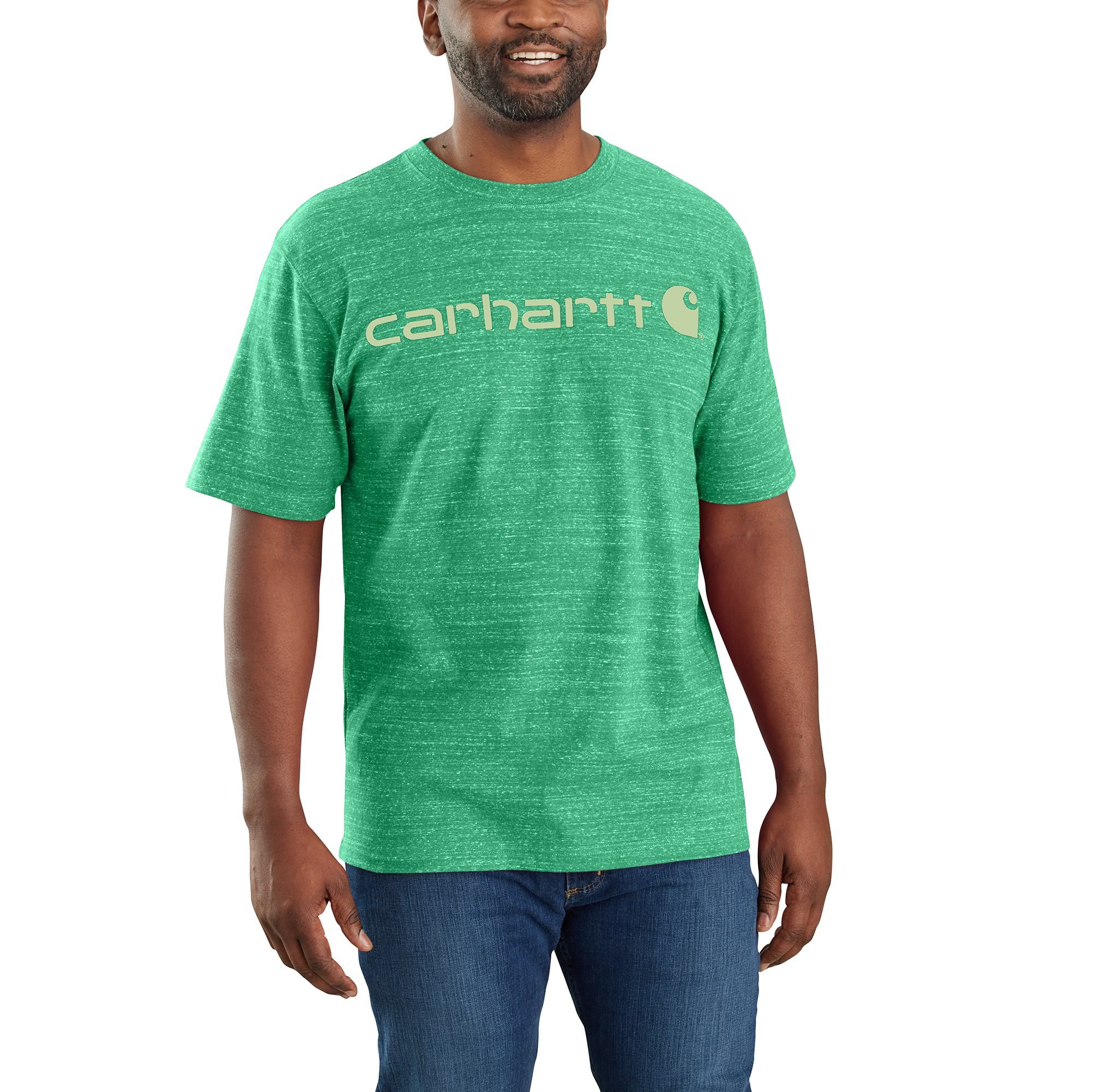 Carhartt Men's Heavyweight Logo Graphic T Shirt