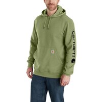 Carhartt Men's Midweight Logo Sleeve Pullover Hoodie Front_Flat