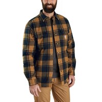 Carhartt Men's Flannel Shirt Jacket Front_Flat