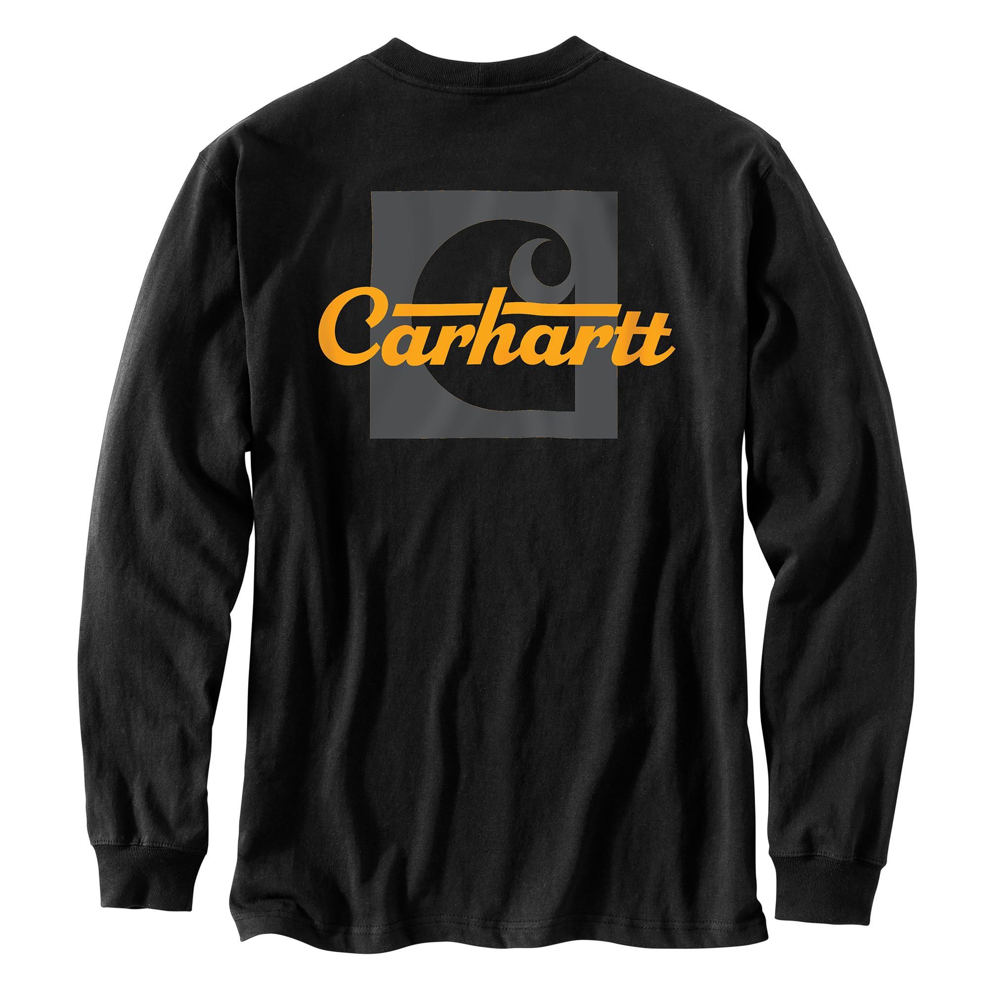 Carhartt Men's Heavyweight Pocket Script T Shirt