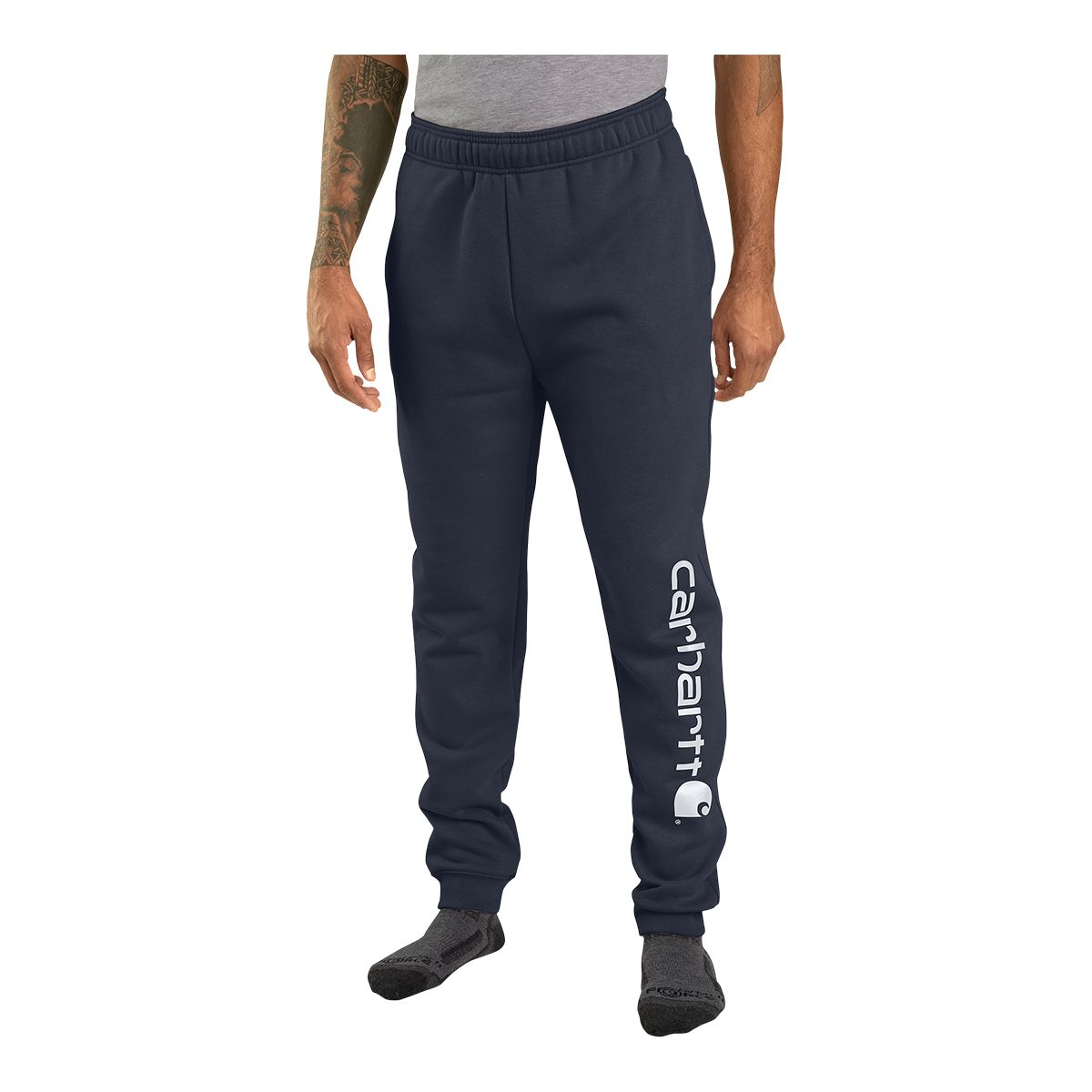 Image of Carhartt Men's Relaxed Fit Midweight Logo Pants